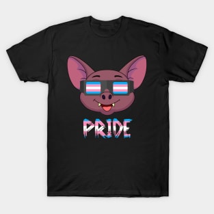 Bat Transgender Flag Lgbt T-Shirt